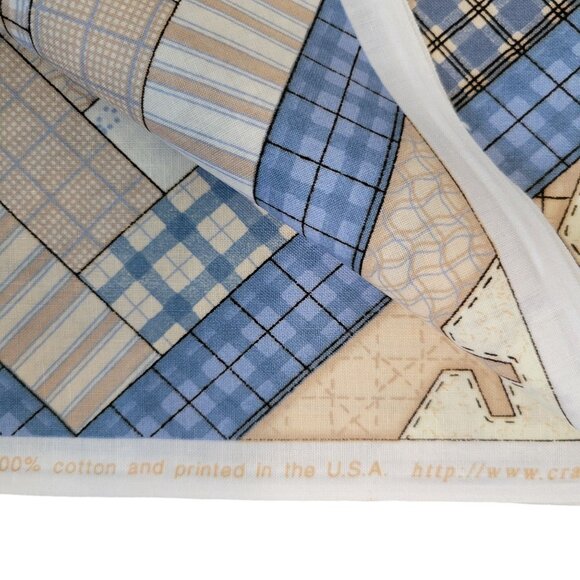 Snowman Snowflake Quilt Fabric Leslie Beck Cranston VIP 100% Cotton 1 1/3 Yards - Picture 4 of 4